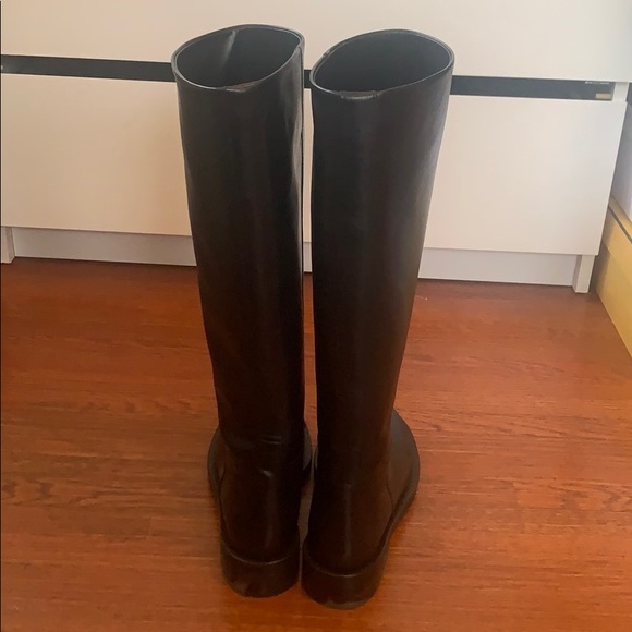 Zara Tall Leather Boots - Picture 4 of 5
